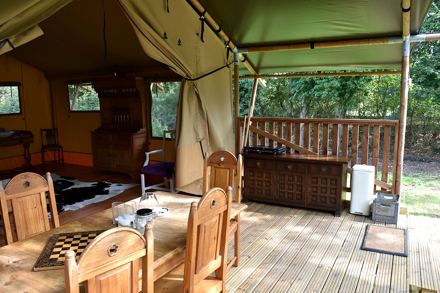 Spacious Safari Tent for a Glamping Experience near the Beach in Norfolk, England