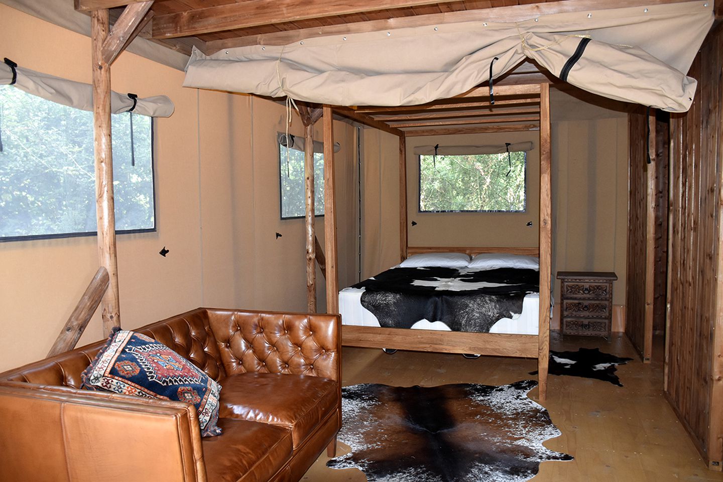 Secluded Safari Tent for a Family Glamping Getaway in Norfolk, England