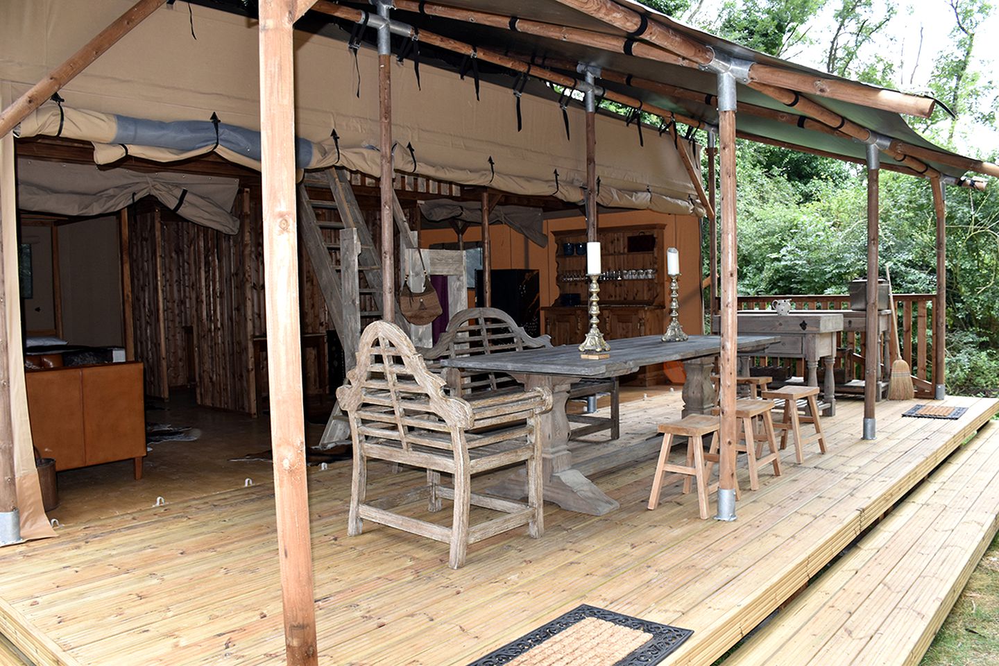 Secluded Safari Tent for a Family Glamping Getaway in Norfolk, England