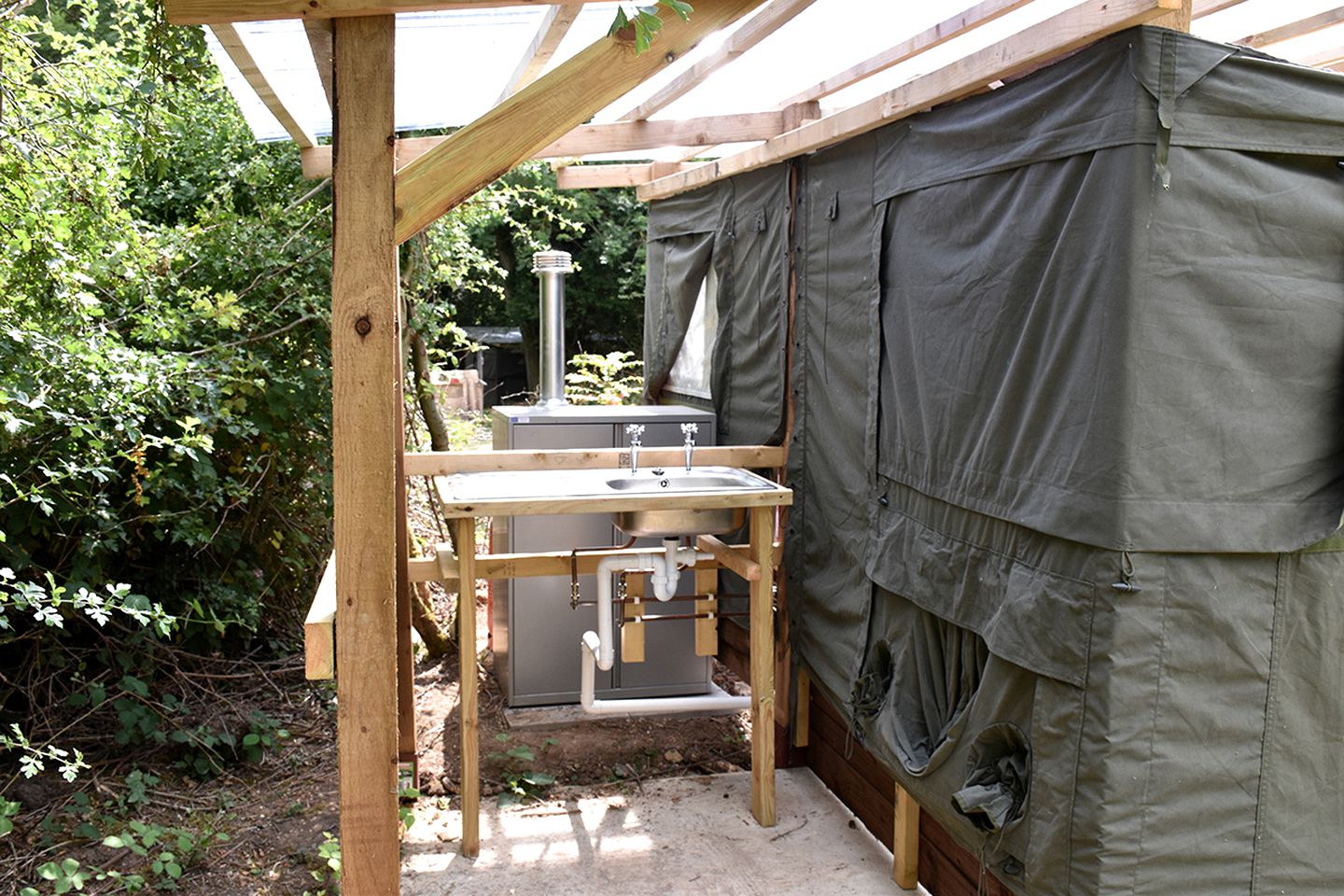 Secluded Safari Tent for a Family Glamping Getaway in Norfolk, England