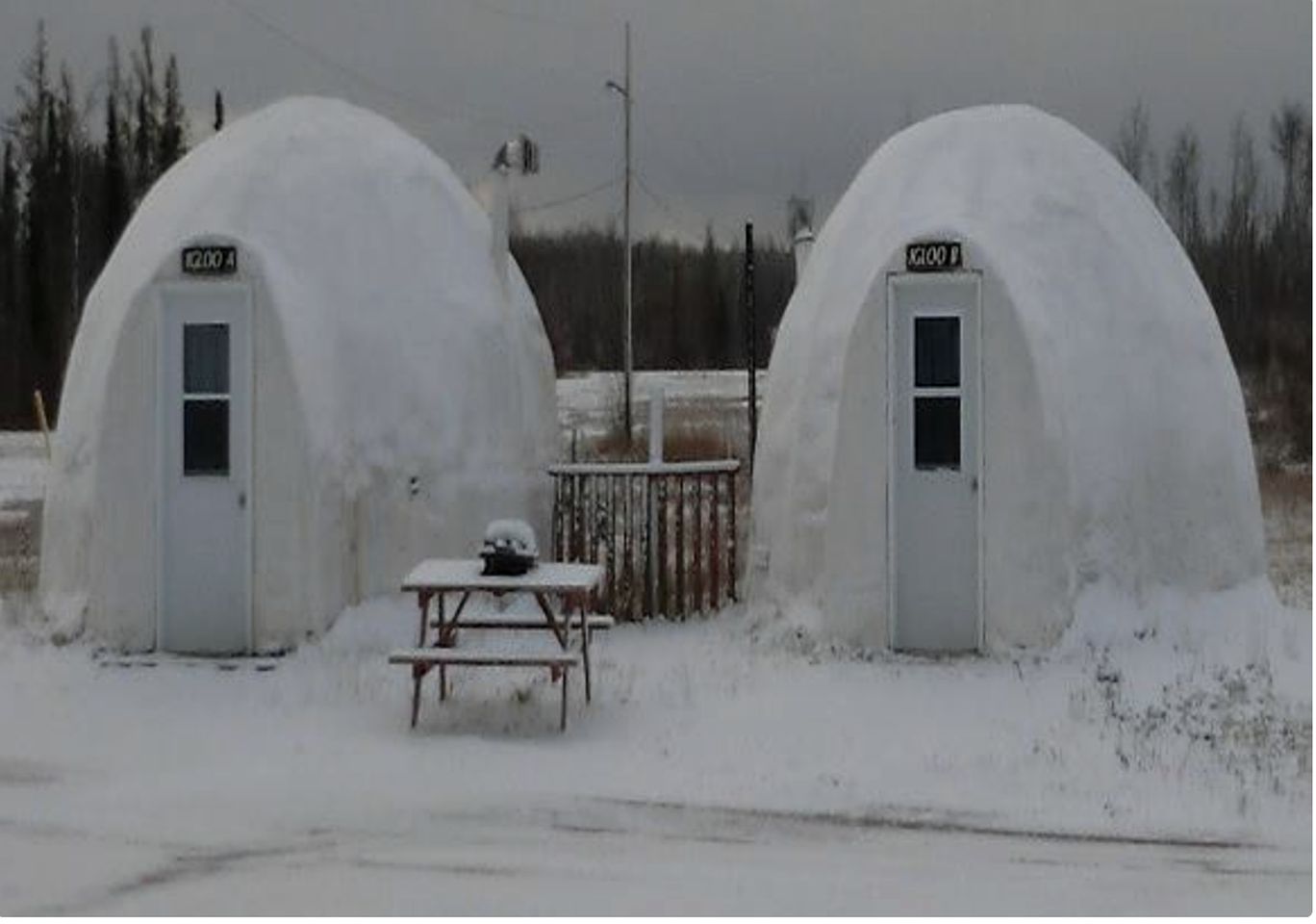 Unique Igloo Getaway for Two in Cochrane, Ontario