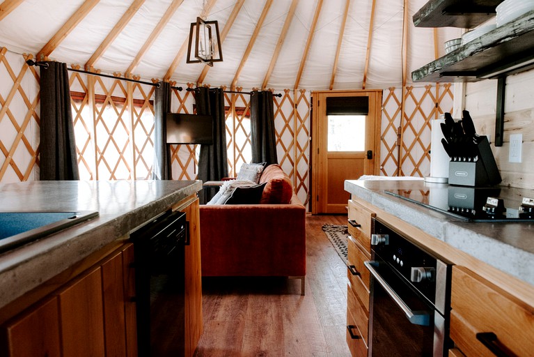 Yurts (United States of America, Bryson City, North Carolina)