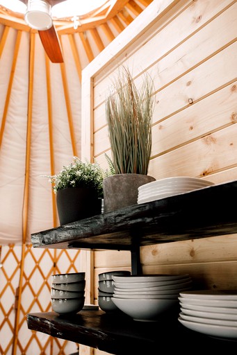 Yurts (United States of America, Bryson City, North Carolina)