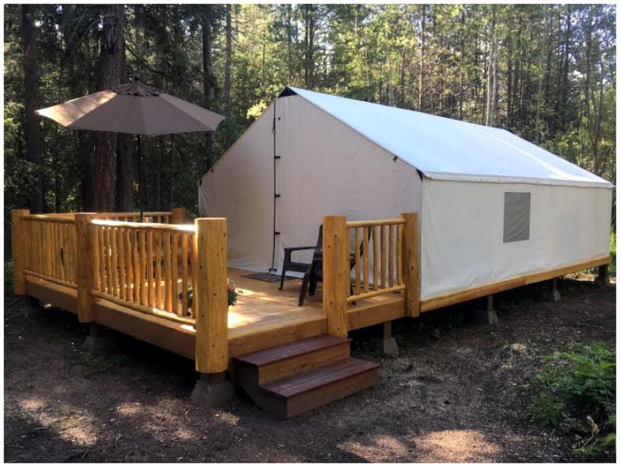 Gorgeous Luxury Tent Rental near Glacier National Park in Montana