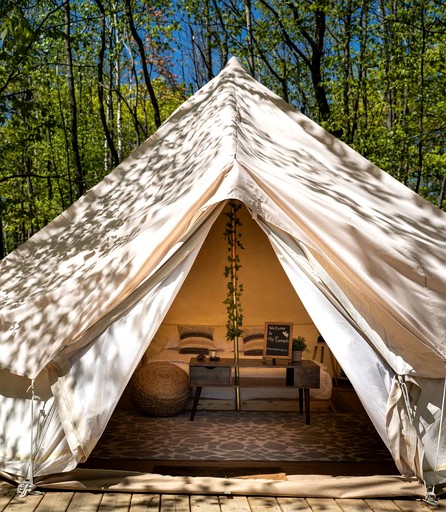 Bell Tents (Canada, Northern Bruce Peninsula, Ontario)