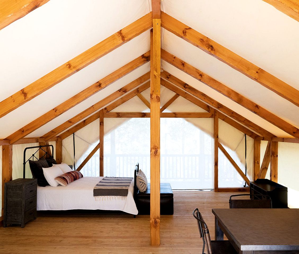Lake View Glamping Tent with Forest Views in Bostic, North Carolina