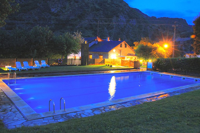 Cabins (Vielha, Catalonia, Spain)