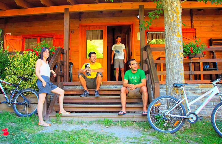Cabins (Vielha, Catalonia, Spain)