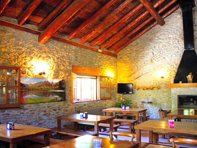 Cabins (Vielha, Catalonia, Spain)