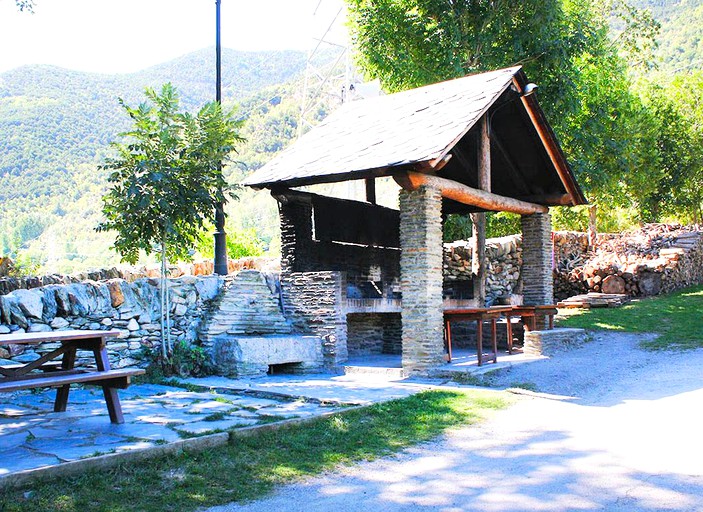 Cabins (Vielha, Catalonia, Spain)