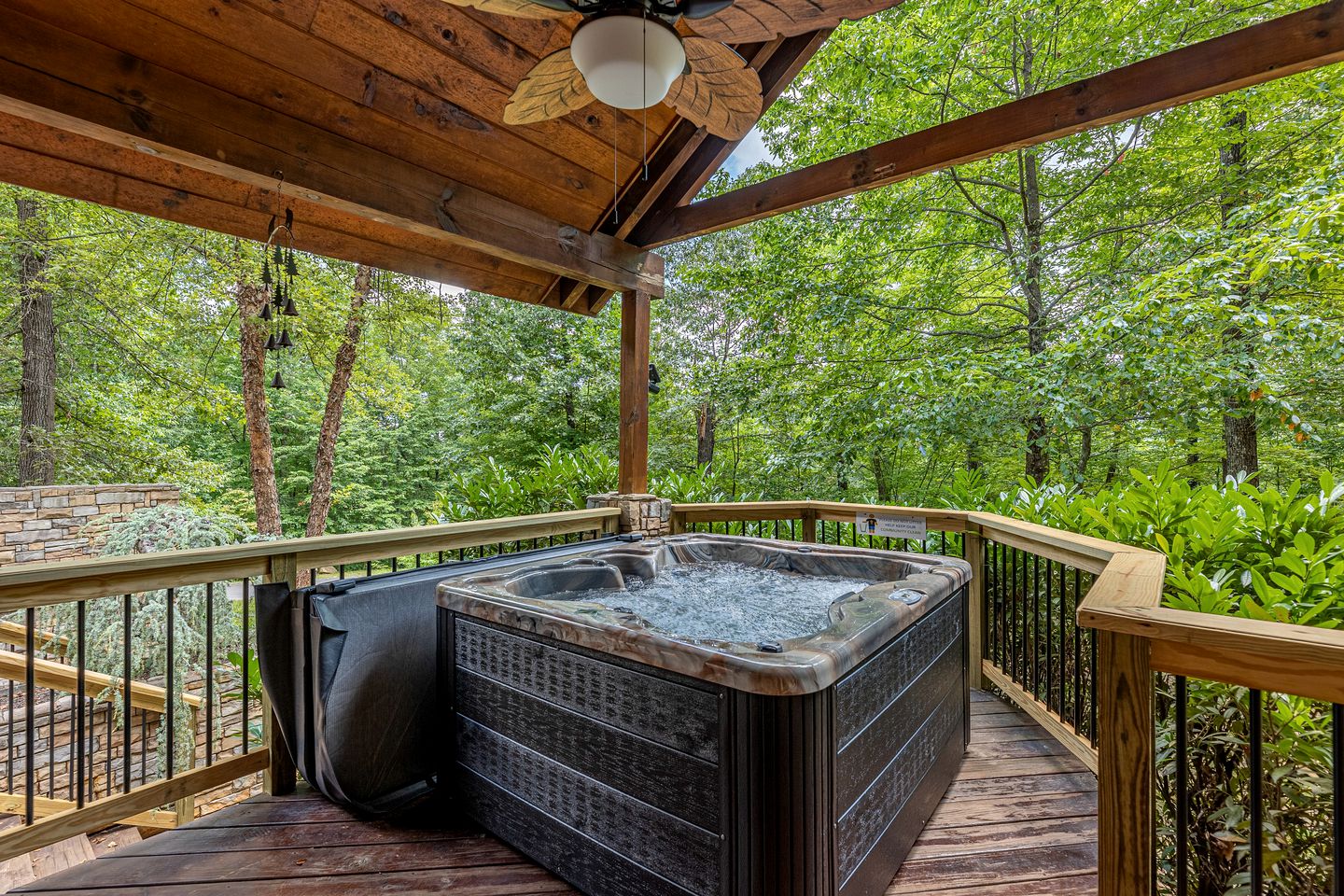 Charming Sevierville Getaway with Stunning Deck and Hot Tub