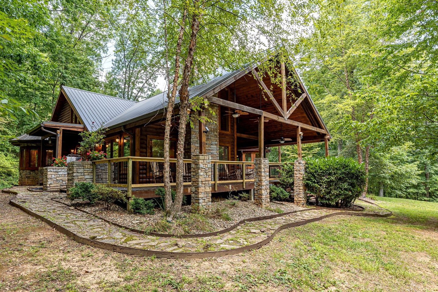 Charming Sevierville Getaway with Stunning Deck and Hot Tub