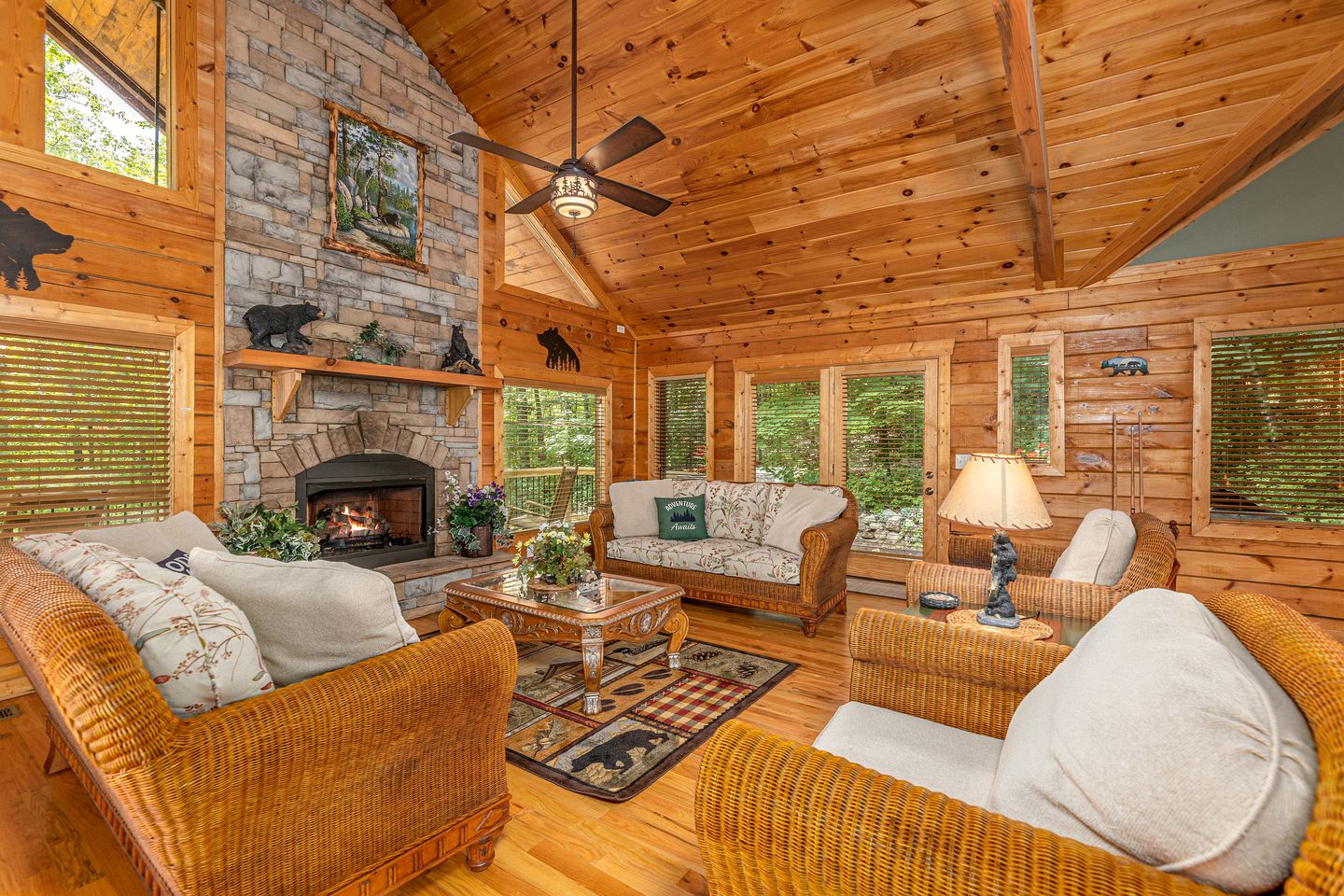 Charming Sevierville Getaway with Stunning Deck and Hot Tub