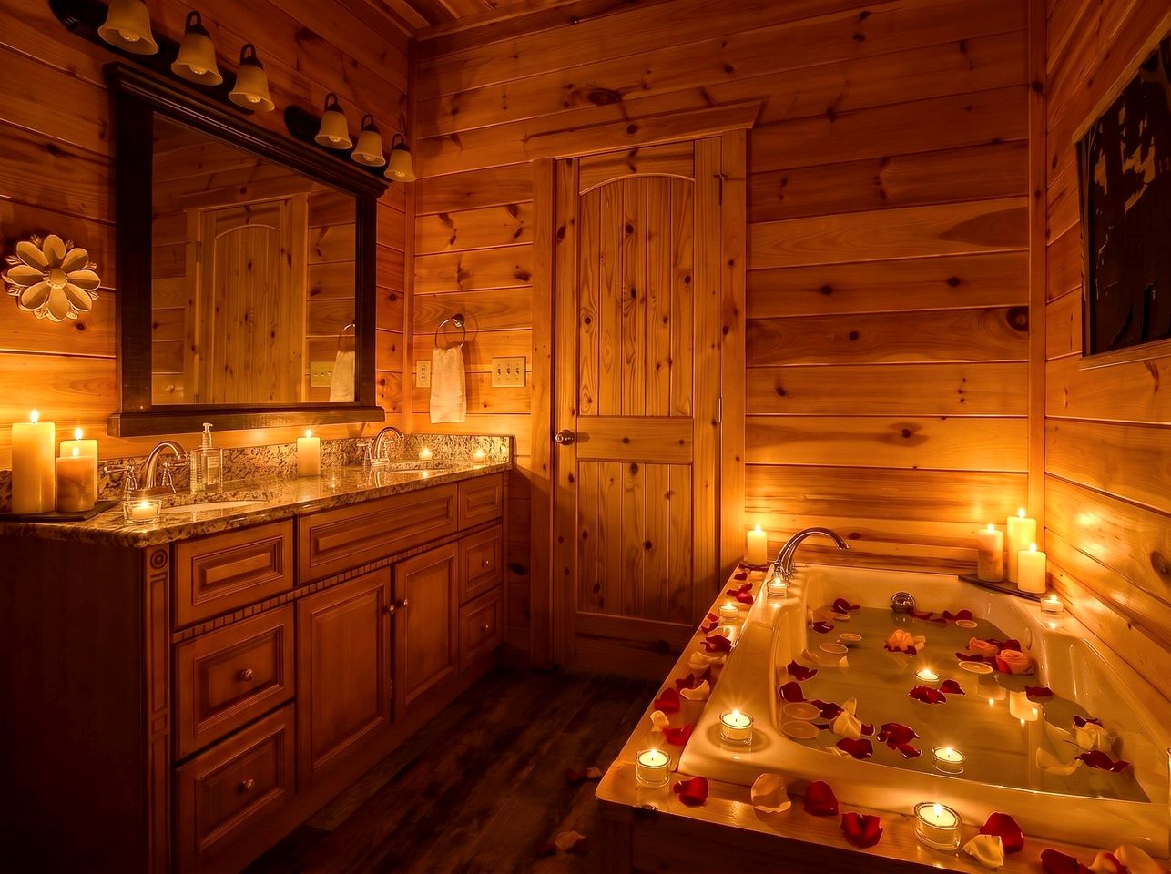 Spacious Mountain Cabin Retreat with Theater, Hot Tub & Fire Pit in Sevierville, Tennessee