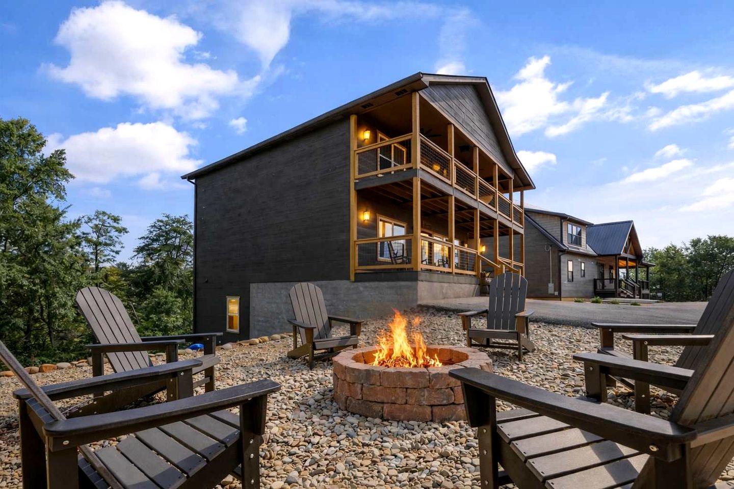 Spacious Mountain Cabin Retreat with Theater, Hot Tub & Fire Pit in Sevierville, Tennessee