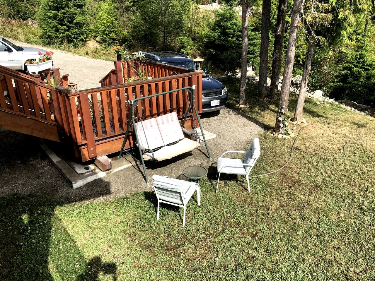 Rustic Cottage with Ocean and Mountain Views near Halfmoon Bay, British Columbia