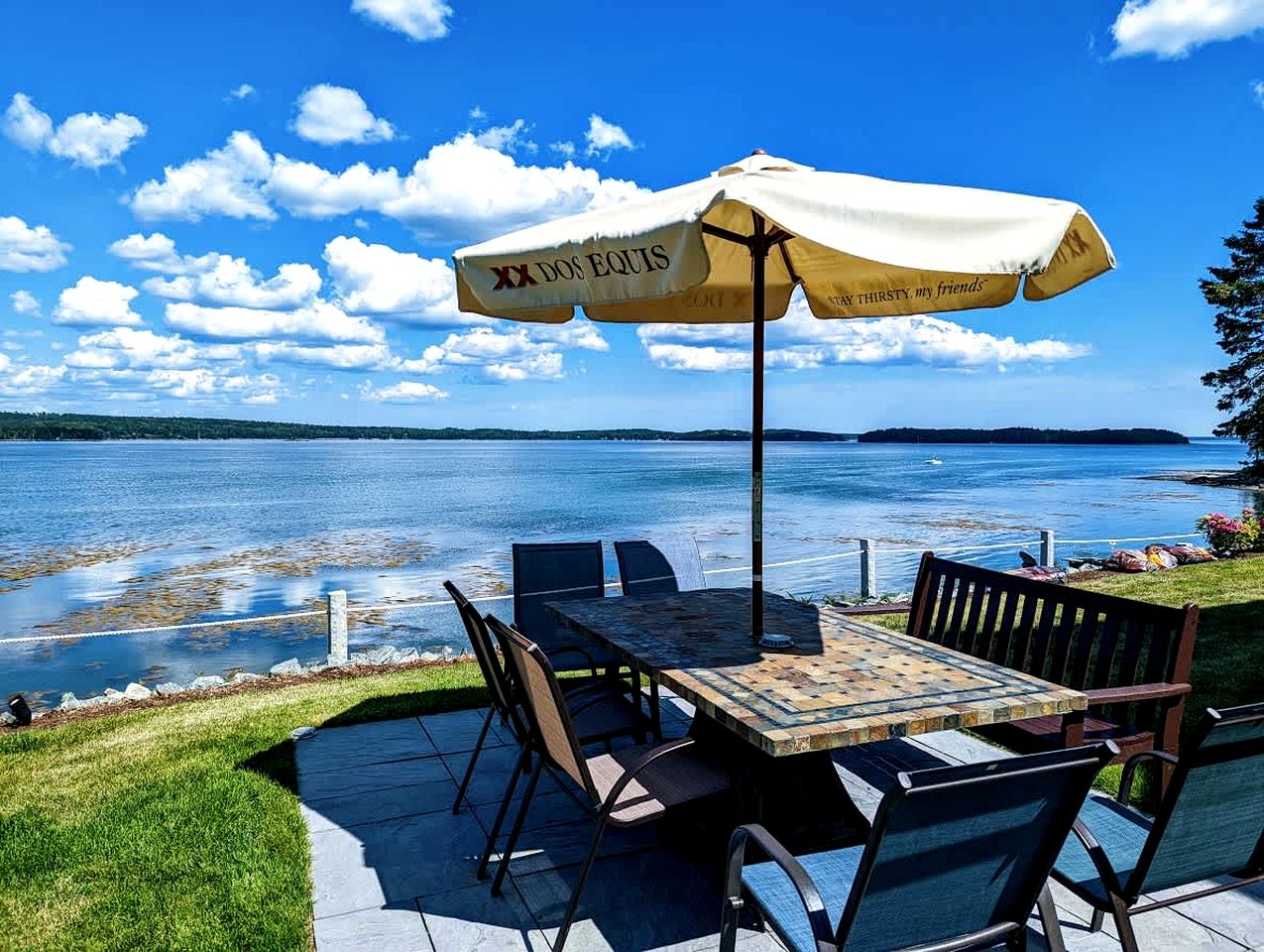 Gorgeous Beach House with Private Beach, Fire Pit & Outdoor Living Near Bar Harbor, Hancock Point Maine