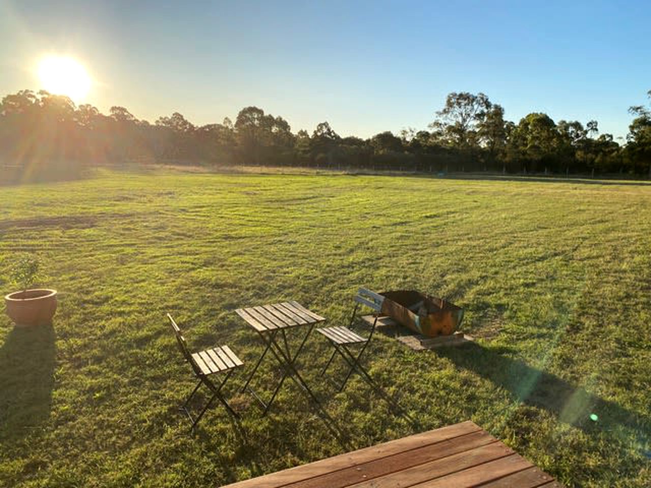 Tiny House Glamping in New South Wales near Werakata National Park