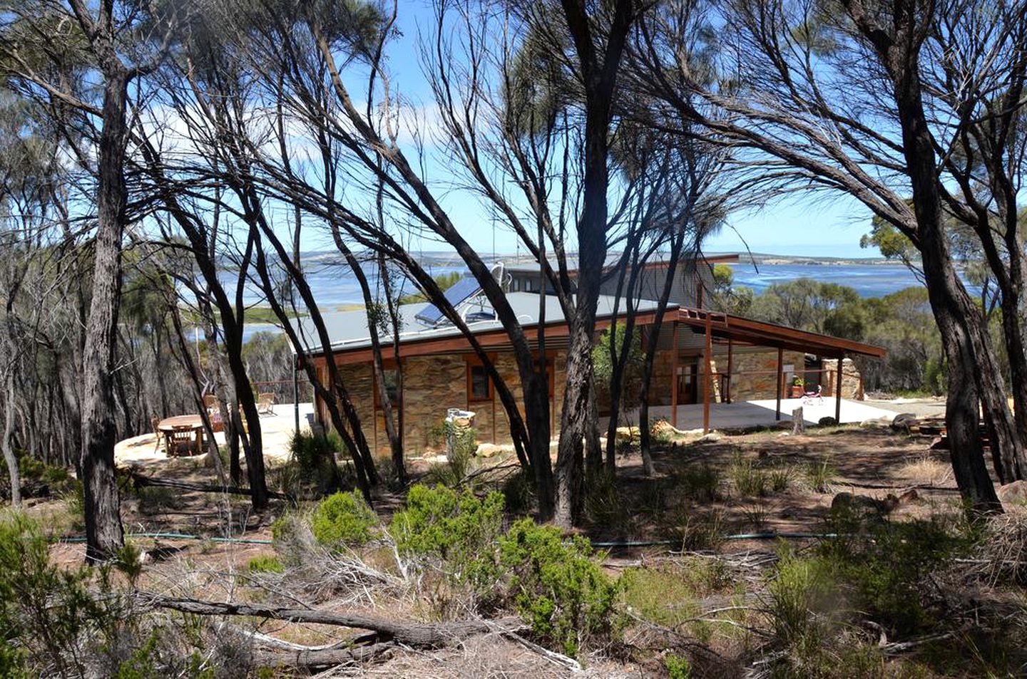 Secluded Villa Rental with Pelican Lagoon Views on Kangaroo Island, South Australia