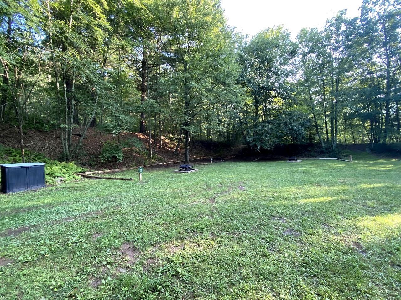 Off-Grid Bell Tent with Fire Pit in Pennsylvania