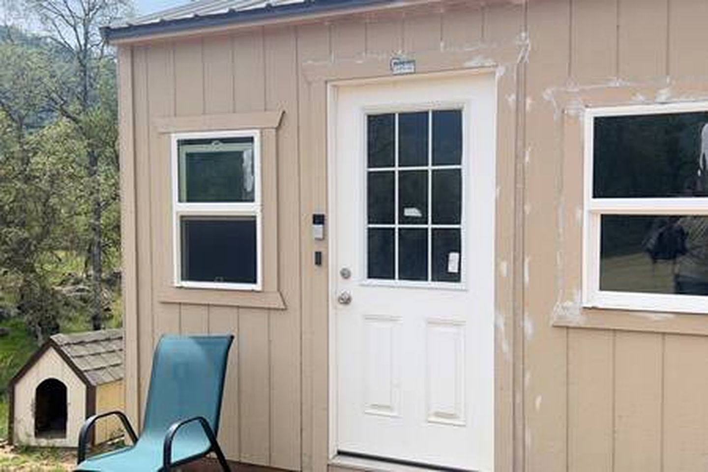 Off-Grid Birdhouse - Tiny Cabin partially finished