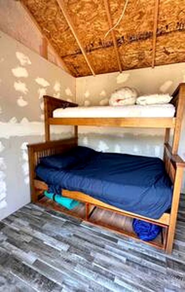 Off-Grid Birdhouse - Tiny Cabin partially finished