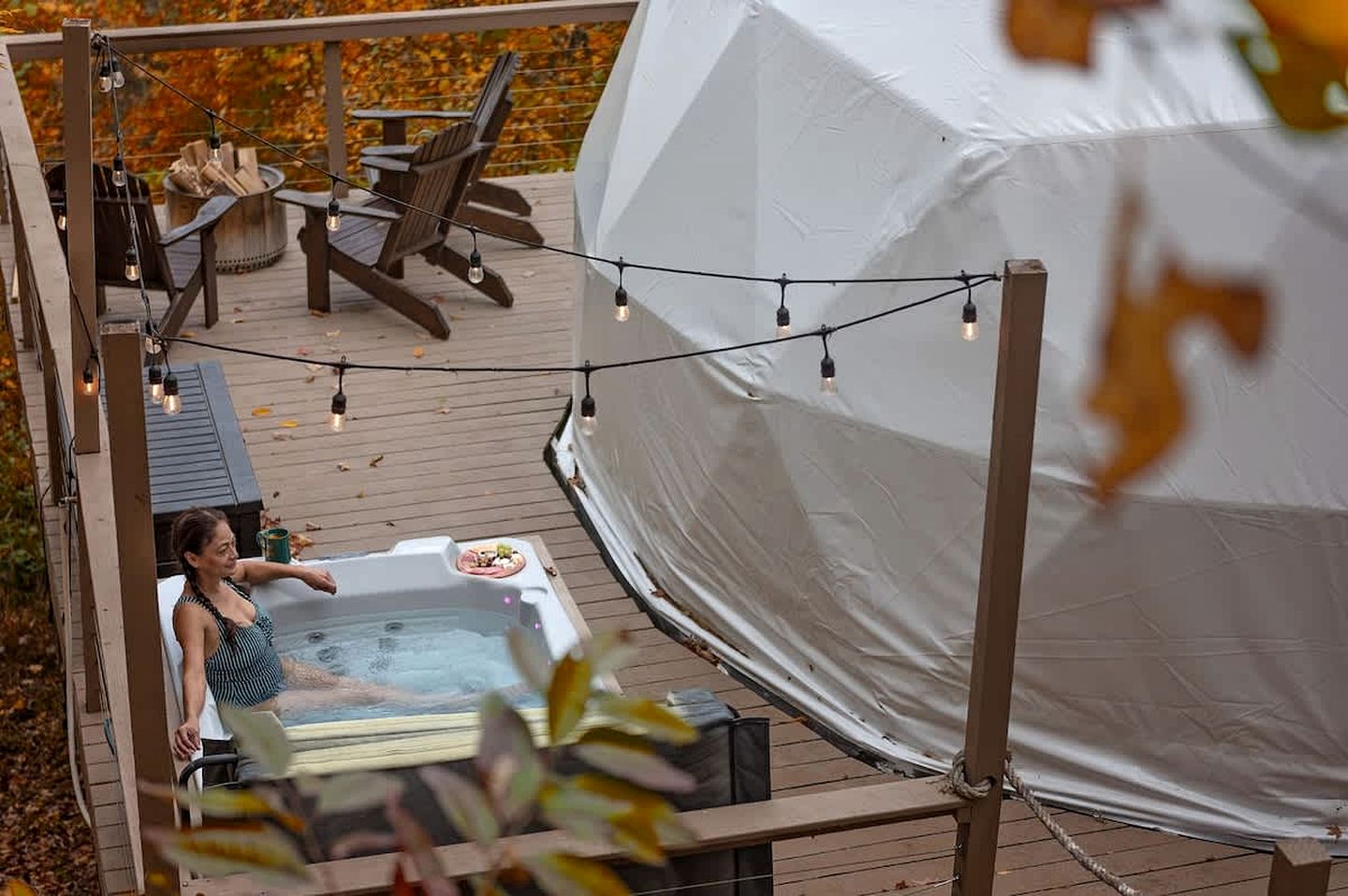 Off-Grid Dome with Private Hot-Tub and Spectacular Sunrise Views in Tennessee