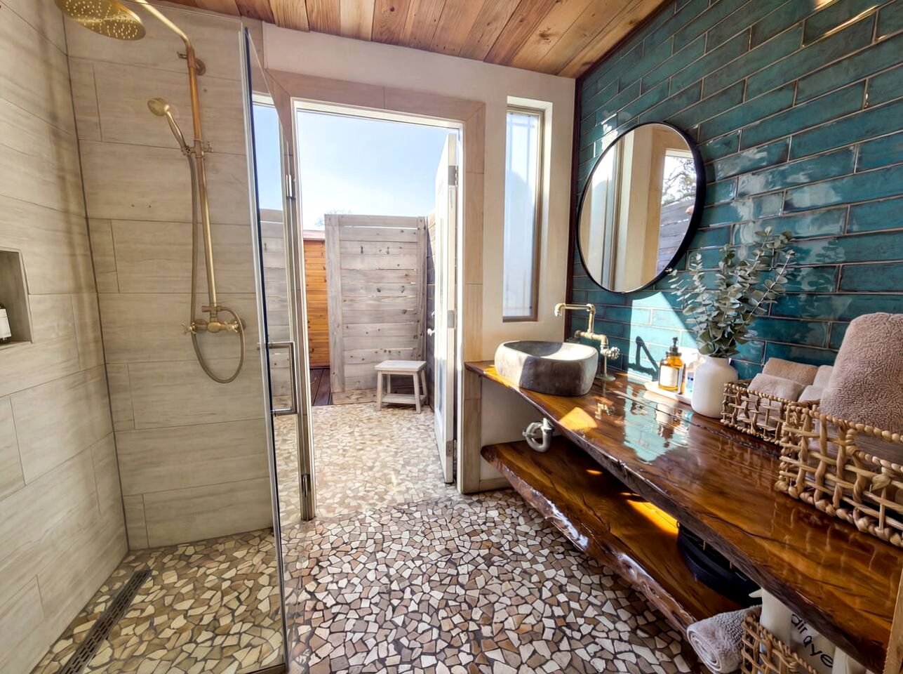 Off-Grid Luxurious Tiny Cabin with Incredible Outdoor and Indoor in Texas