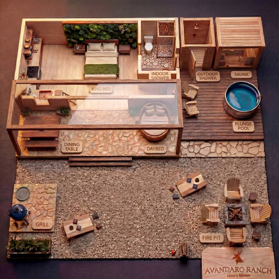 Off-Grid Luxurious Tiny Cabin with Incredible Outdoor and Indoor in Texas