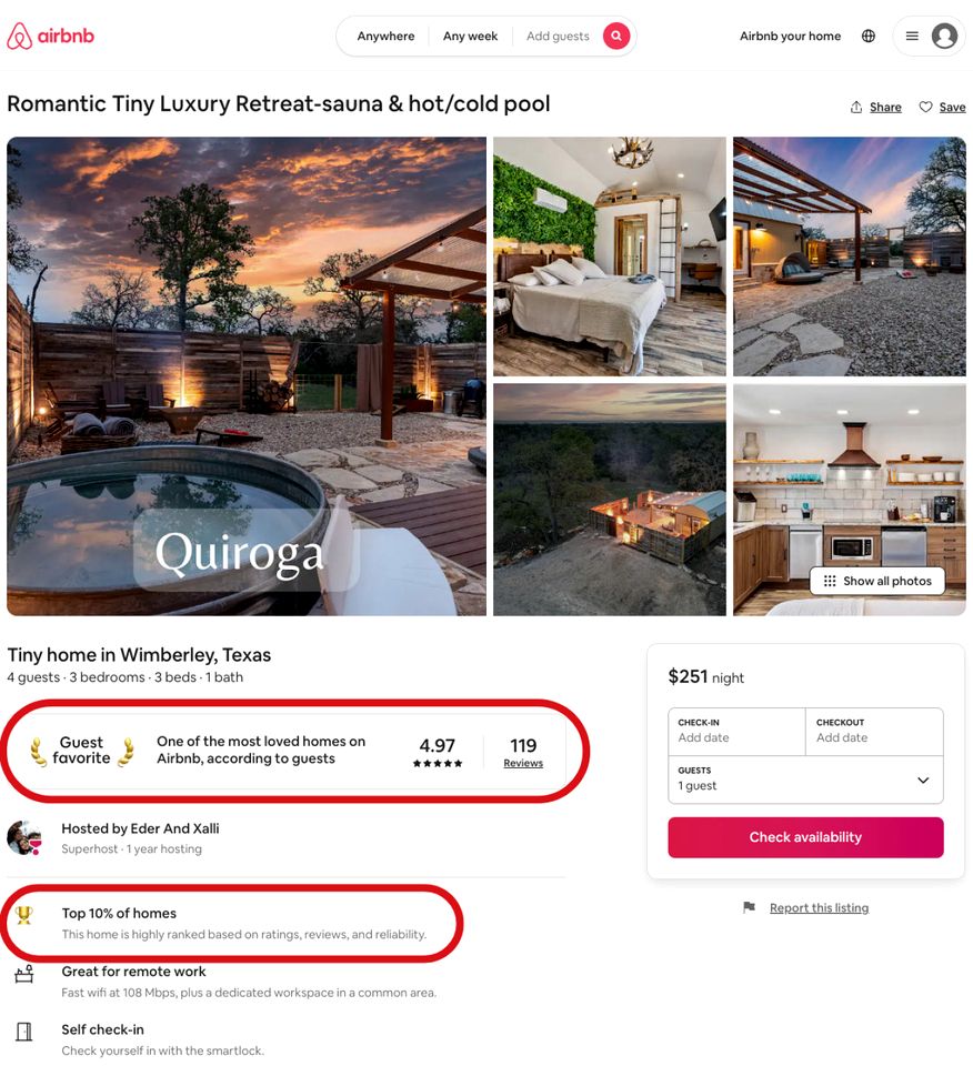 Off-Grid Luxurious Tiny Cabin with Incredible Outdoor and Indoor in Texas