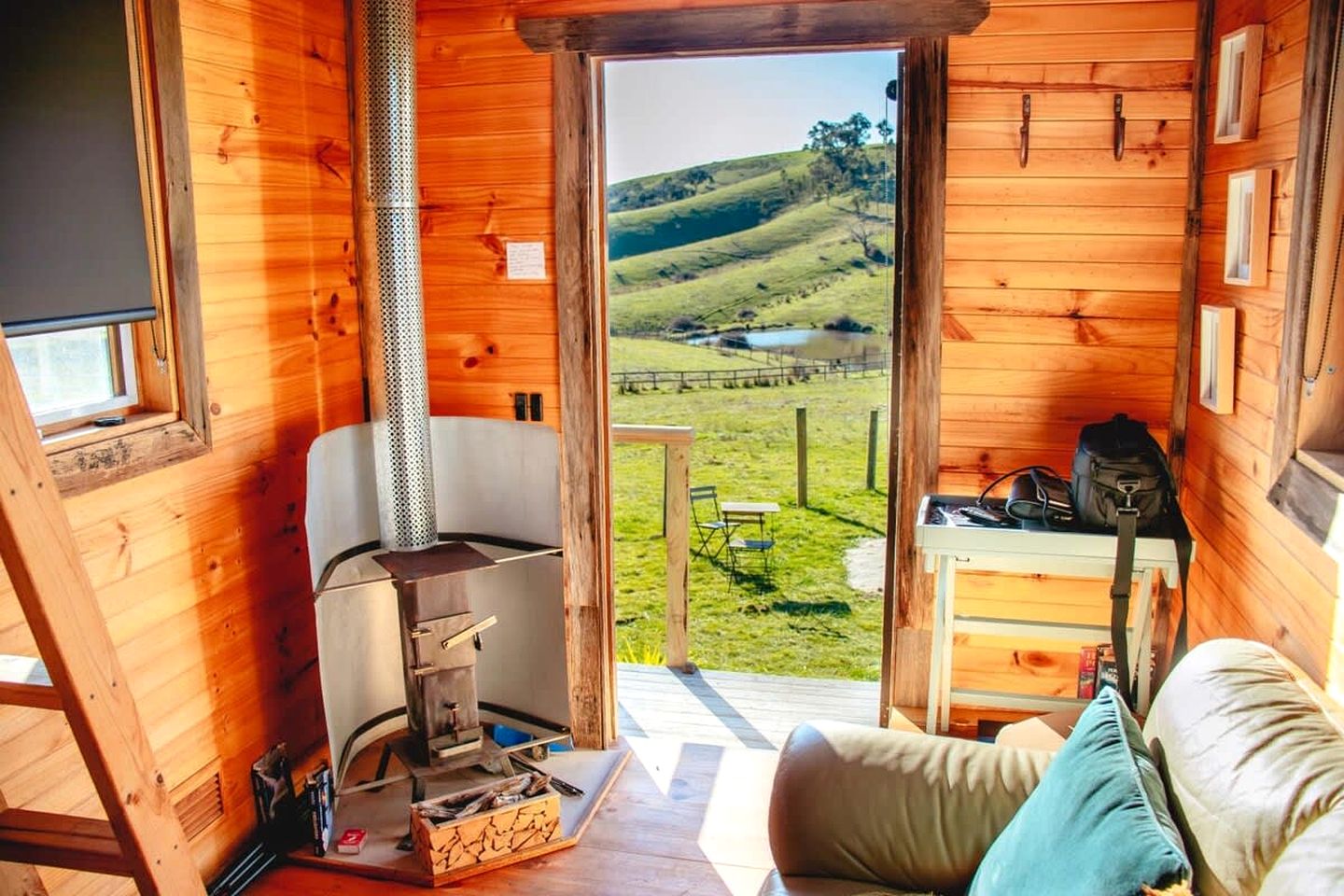 Off Grid Tiny House Glamping on a Victoria Horse Farm