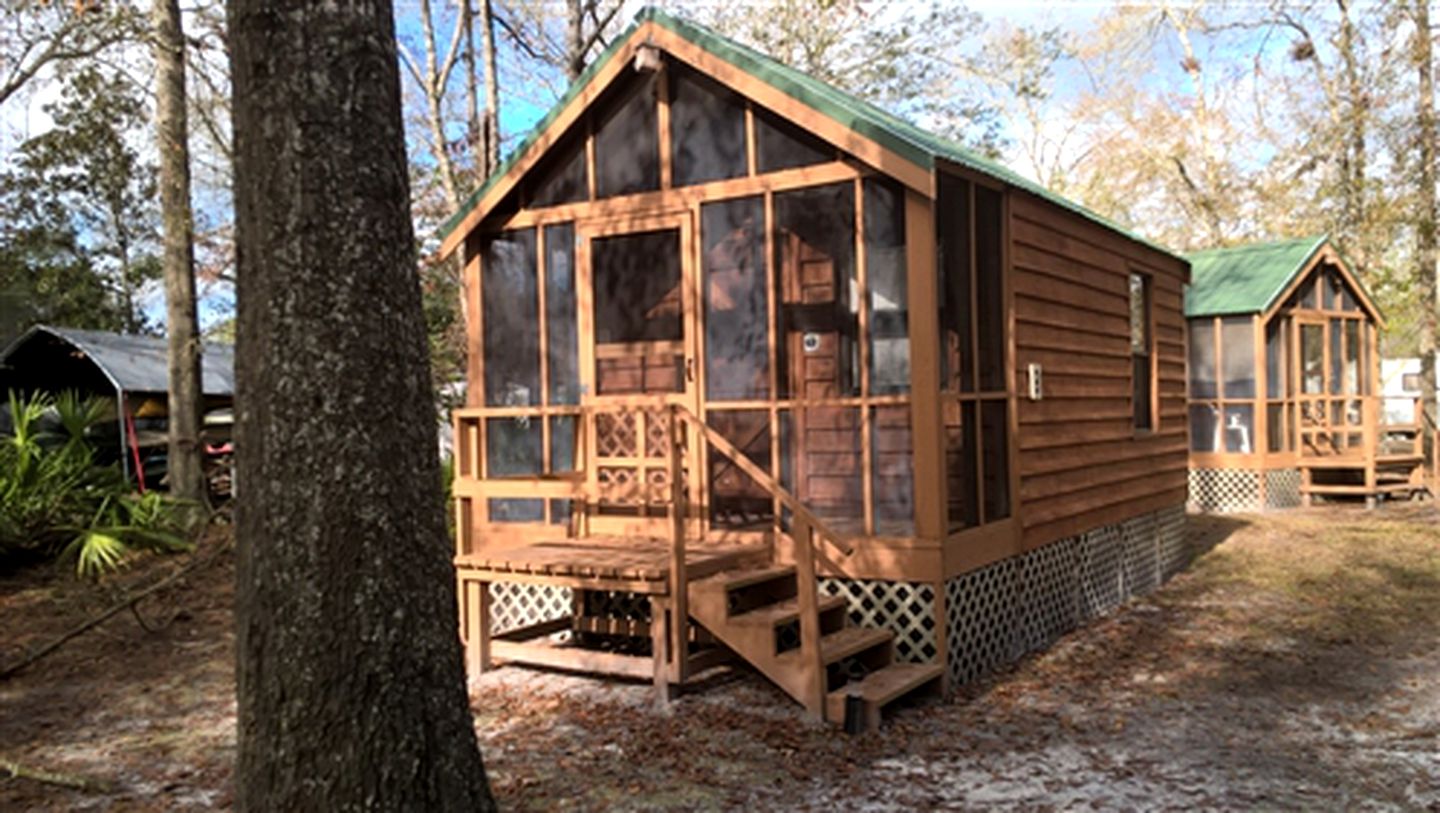 Secluded Camping Cabin Perfect for Outdoor Enthusiasts near Okefenokee National Wildlife Refuge, Georgia