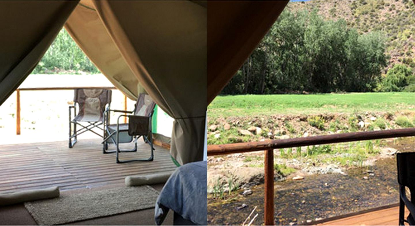 Luxury, Spacious Tent Rental in Oudtshoorn, Western Cape