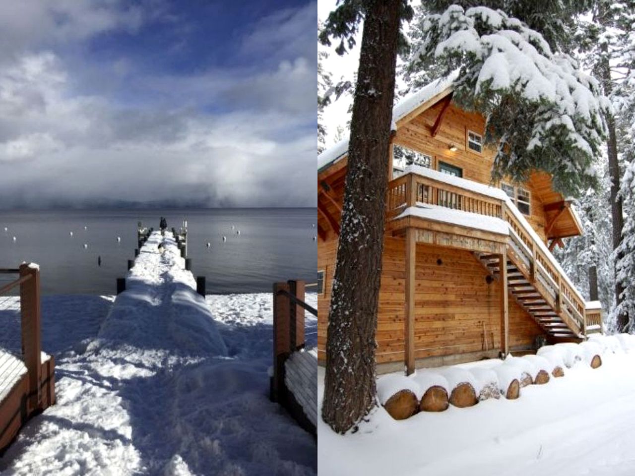 Traditional Log Cabin Rental for Couples on the West Shore of Lake Tahoe, California