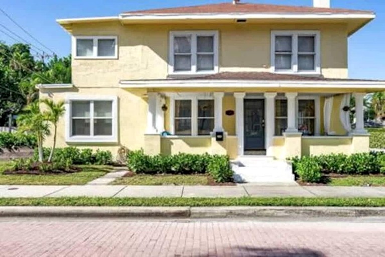 Charming Historic Home with Front Porch Near Intracoastal & Downtown West Palm Beach, Florida