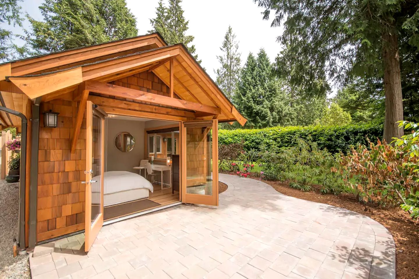 Tranquil Cabin Rental with Yoga Studio near the Beach on British Columbia's Sunshine Coast