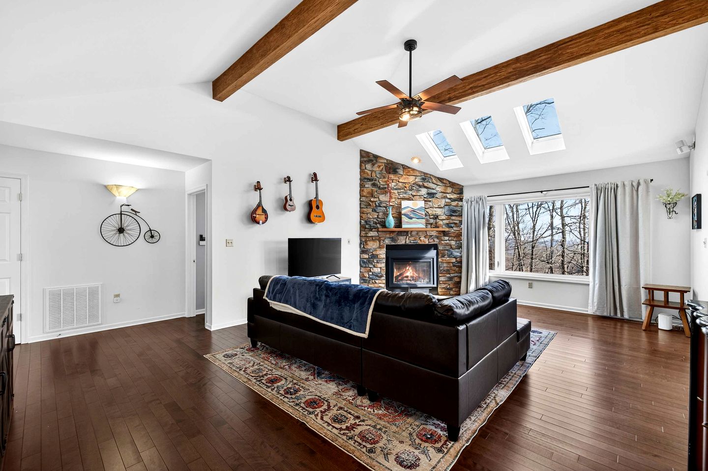 Stunning Hedgesville Mountain Home with Fire Pit & Screened Porch Near Hedgesville, WV