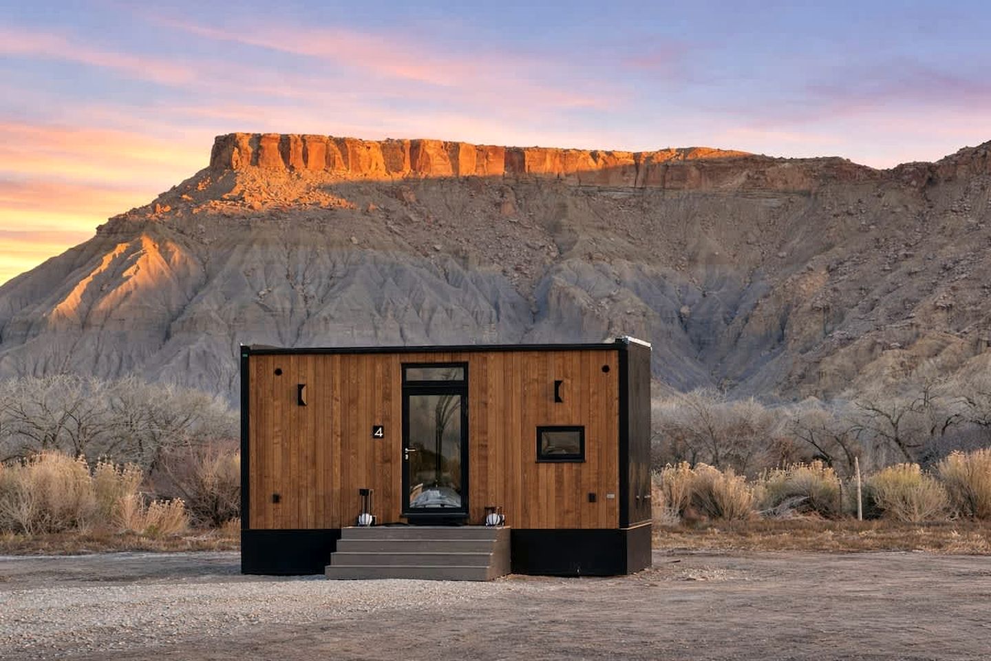 Scandinavian-Inspired Desert Retreat with Mirrored Views | Near Torrey, Utah
