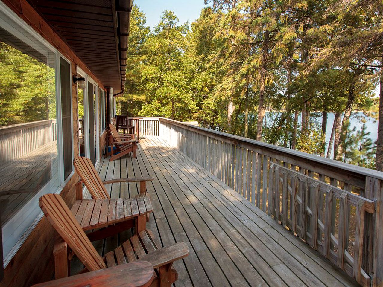 Lakefront Luxury Cabin with Private Beach near Bemidji, Minnesota