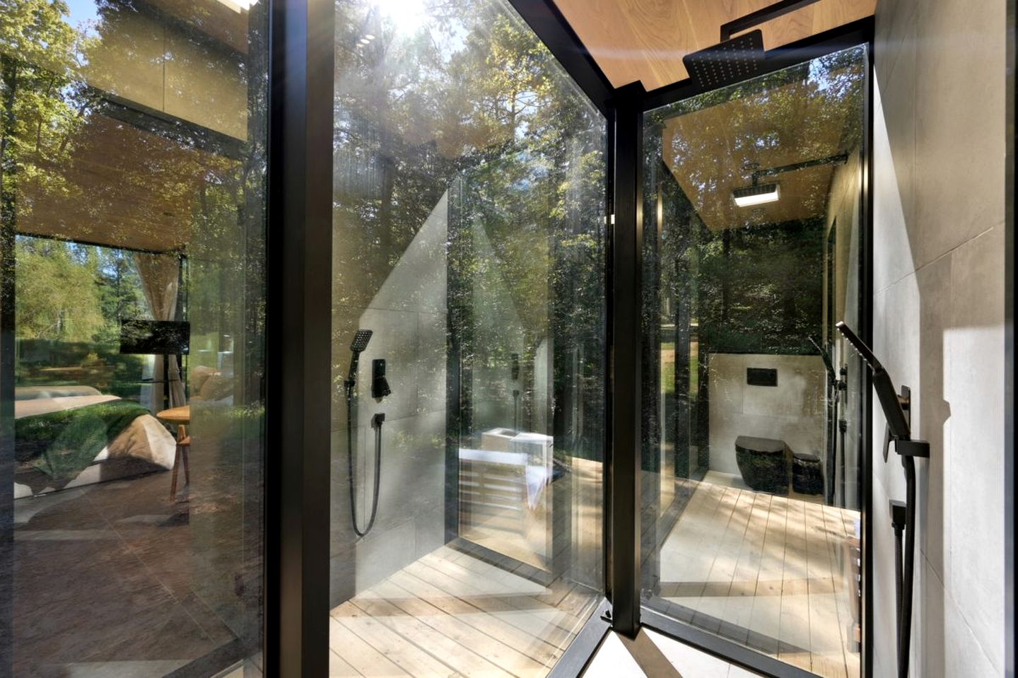 Gorgeous Scandinavian Mirror Glass Cabin in the Adirondacks for an Unforgettable Getaway in Jay, New York
