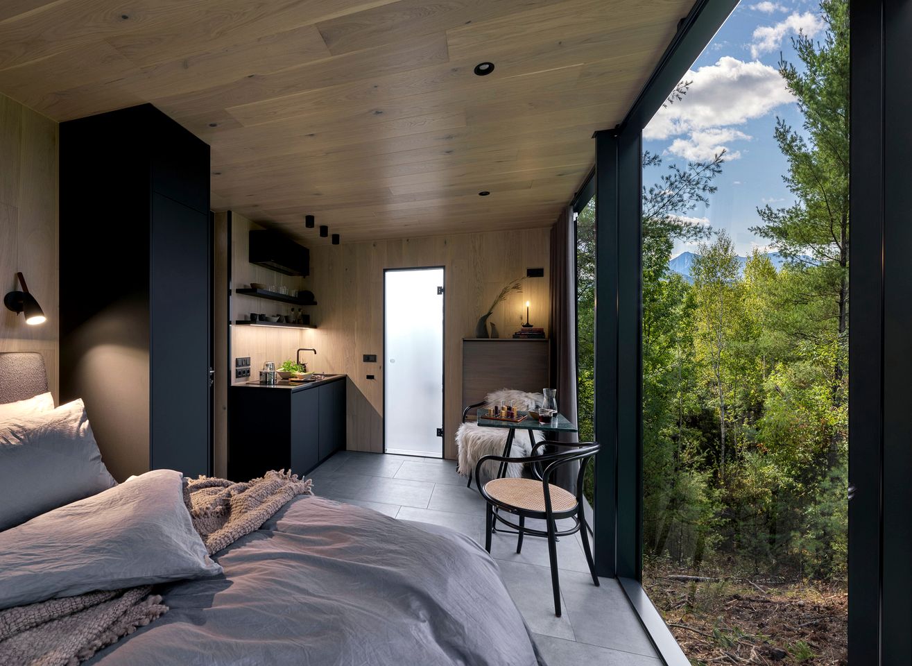 Gorgeous Scandinavian Mirror Glass Cabin in the Adirondacks for an Unforgettable Getaway in Jay, New York