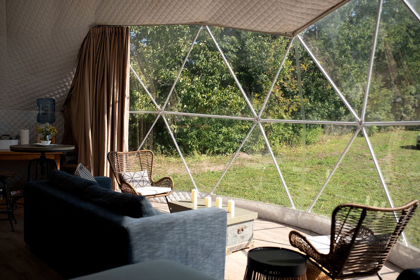 Unique Off-Grid Dome Escape with Hot Tub & Forest Views in Ontario, Canada