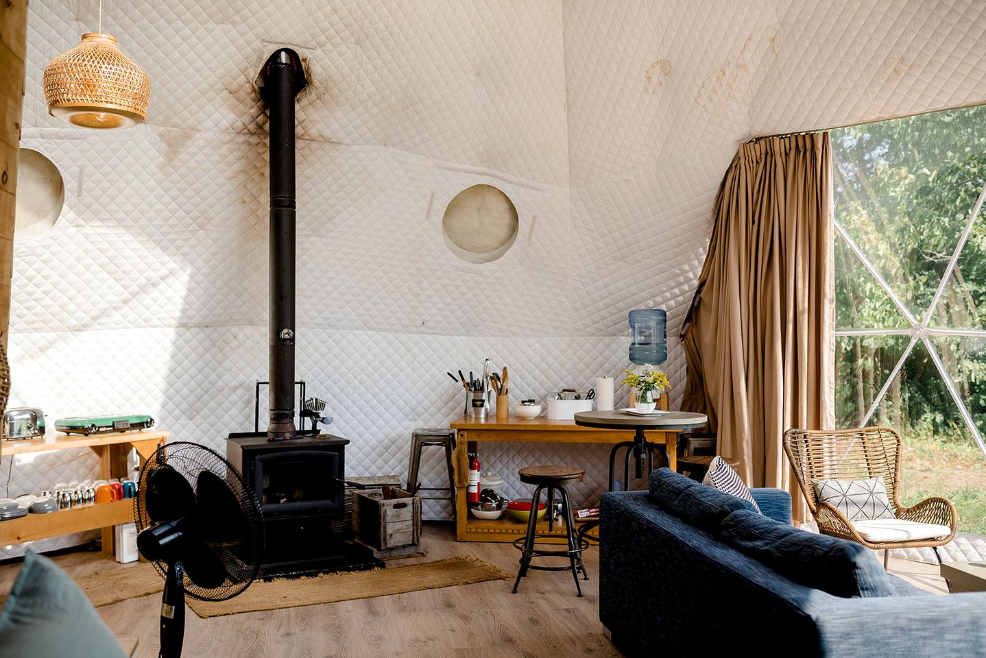 Unique Off-Grid Dome Escape with Hot Tub & Forest Views in Ontario, Canada