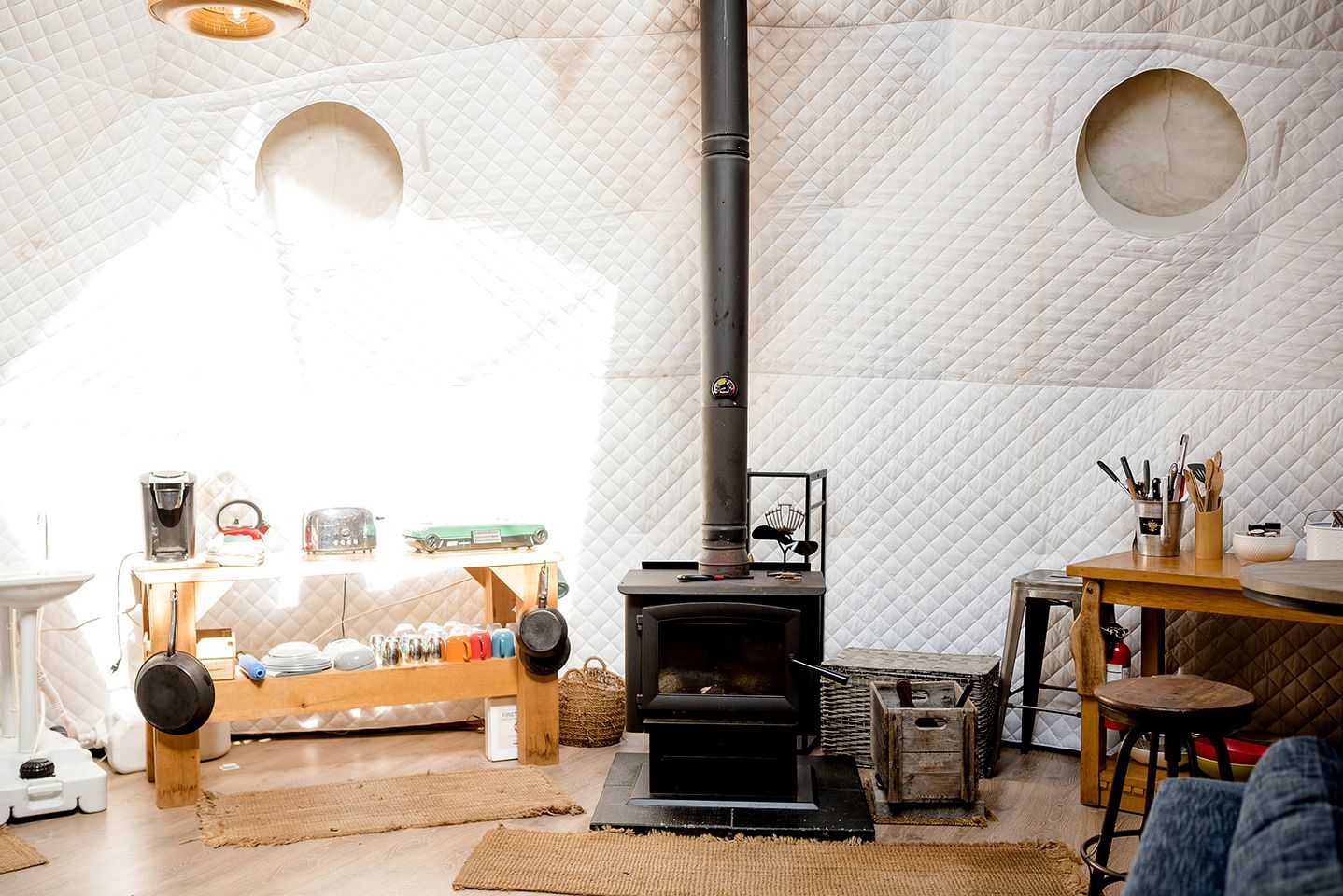 Unique Off-Grid Dome Escape with Hot Tub & Forest Views in Ontario, Canada