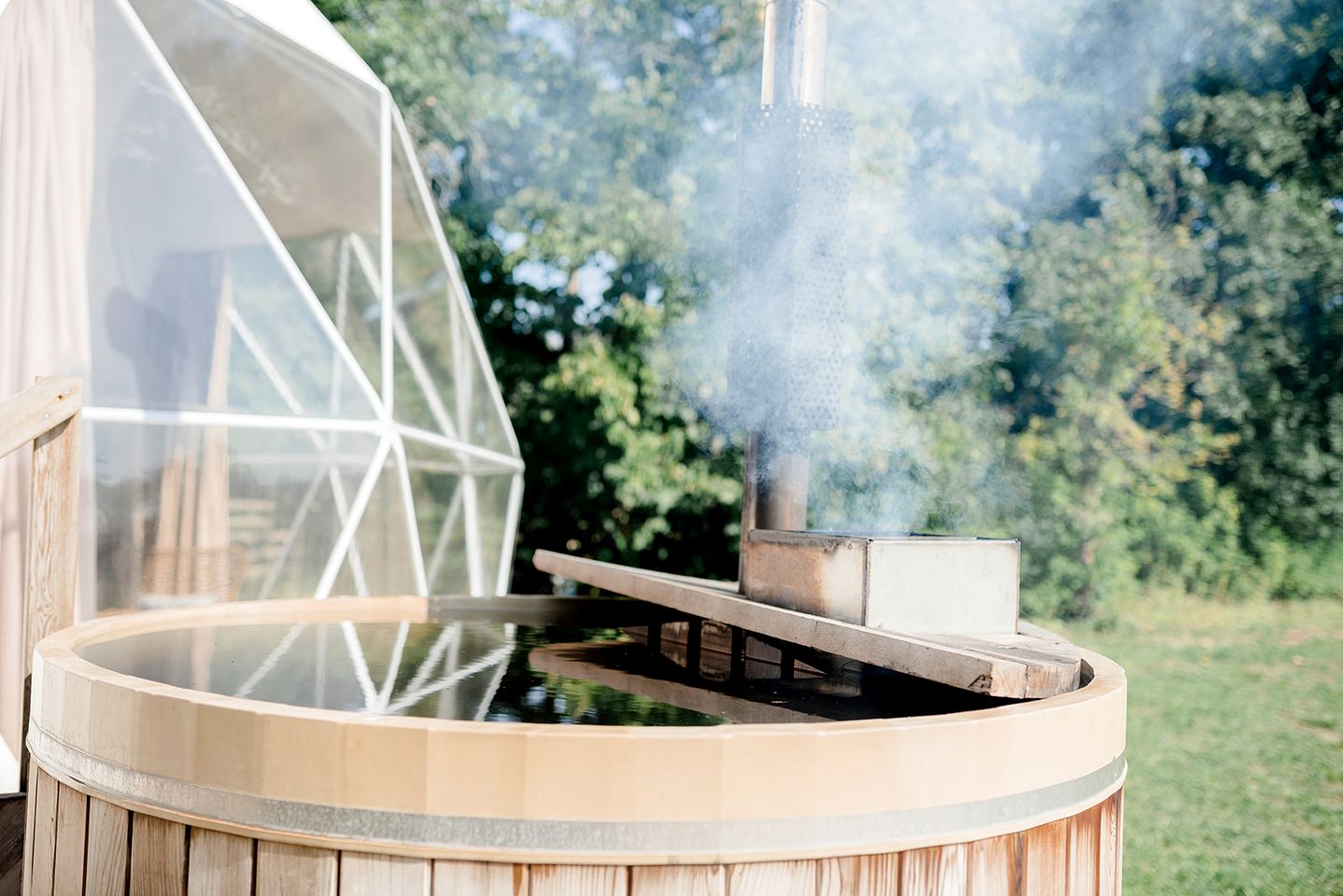 Unique Off-Grid Dome Escape with Hot Tub & Forest Views in Ontario, Canada