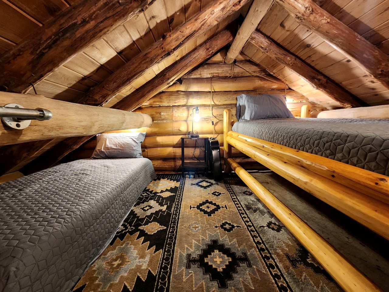 Secluded Rustic Cabins with Private Pond & Trails near ORV Routes in White Cloud, Michigan