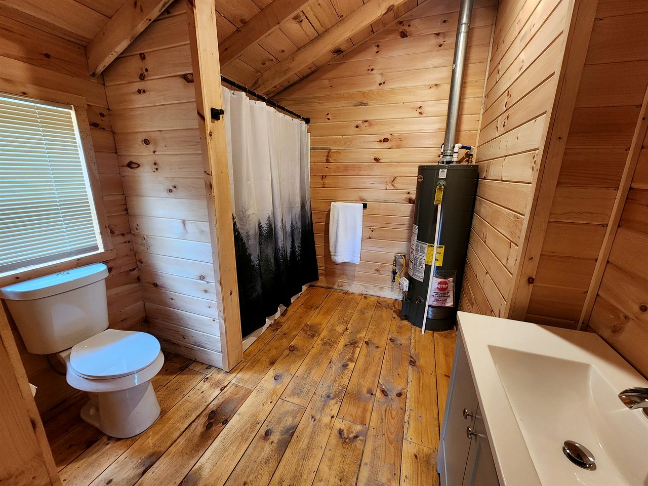 Secluded Rustic Cabins with Private Pond & Trails near ORV Routes in White Cloud, Michigan