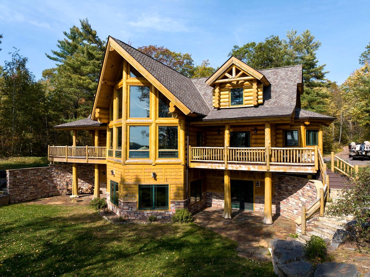 Incredible Lakefront Family Cabin with Boat Dock and Pontoon on Osprey Lake, Wisconsin