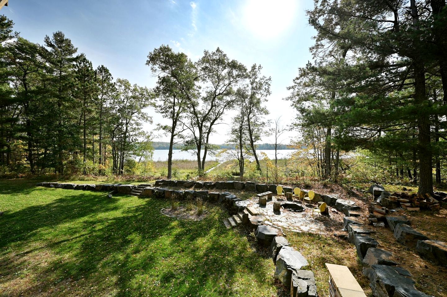 Incredible Lakefront Family Cabin with Boat Dock and Pontoon on Osprey Lake, Wisconsin