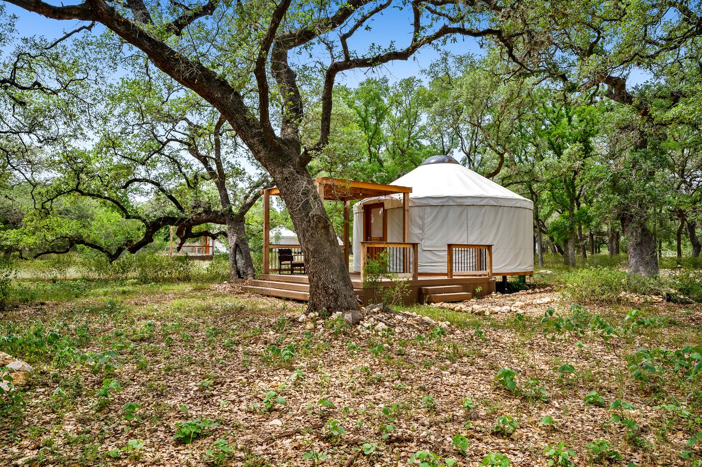 Lavish Texas Yurt in Historic Gruene, Perfect for a Romantic Escape